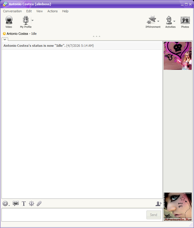 Status Chat Idle