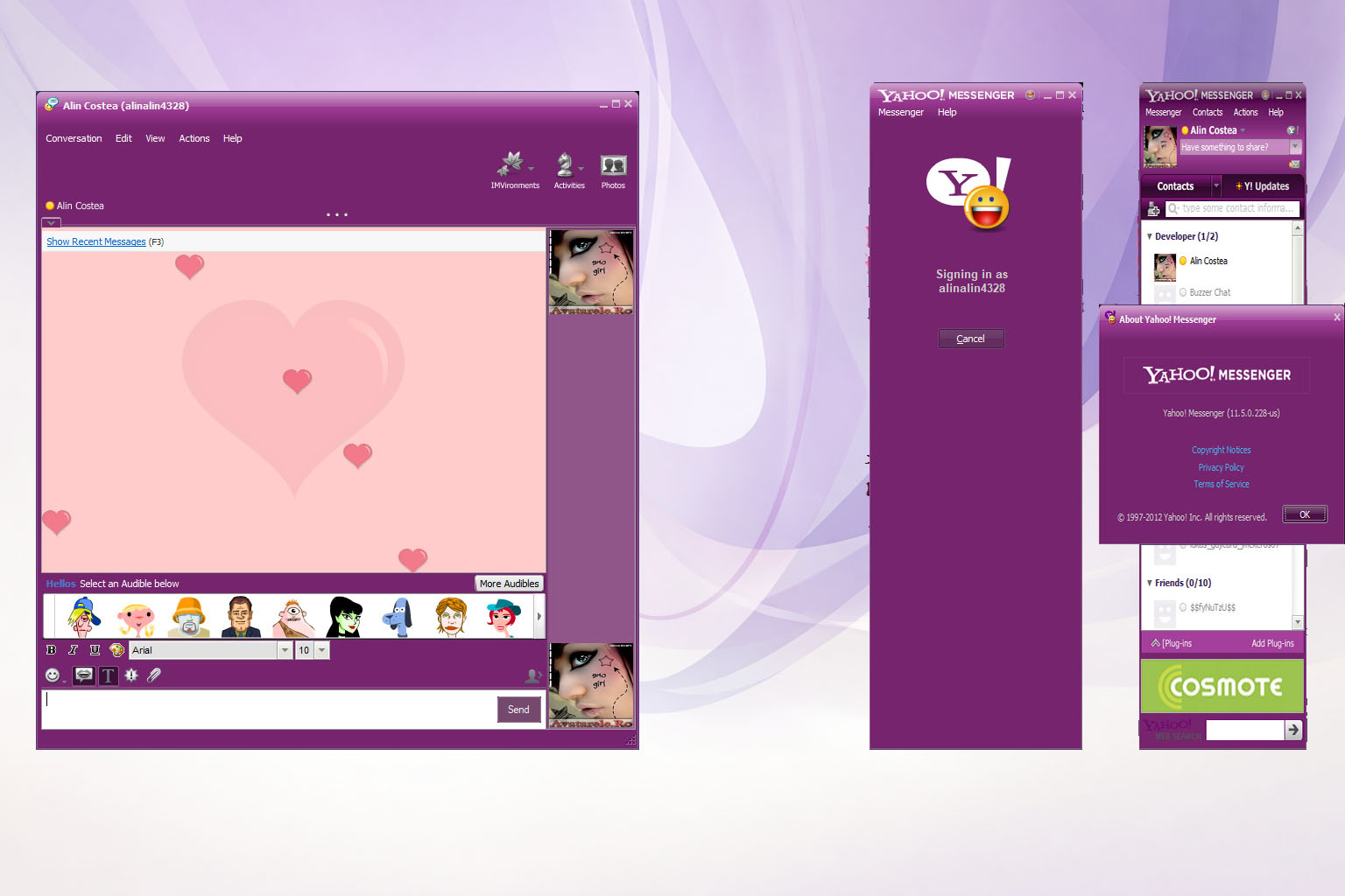 Yahoo! Messenger 10.0 Style