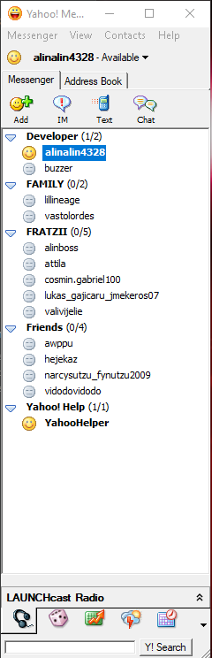 Yahoo! Messenger 10.0 Style