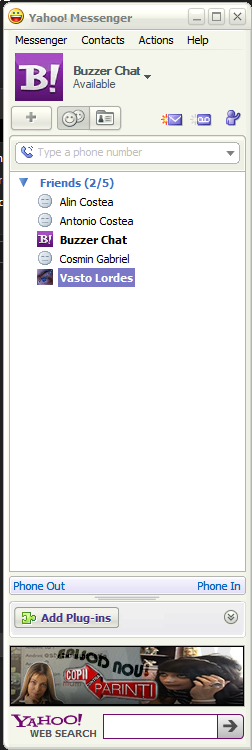 Yahoo! Messenger 10.0 Style